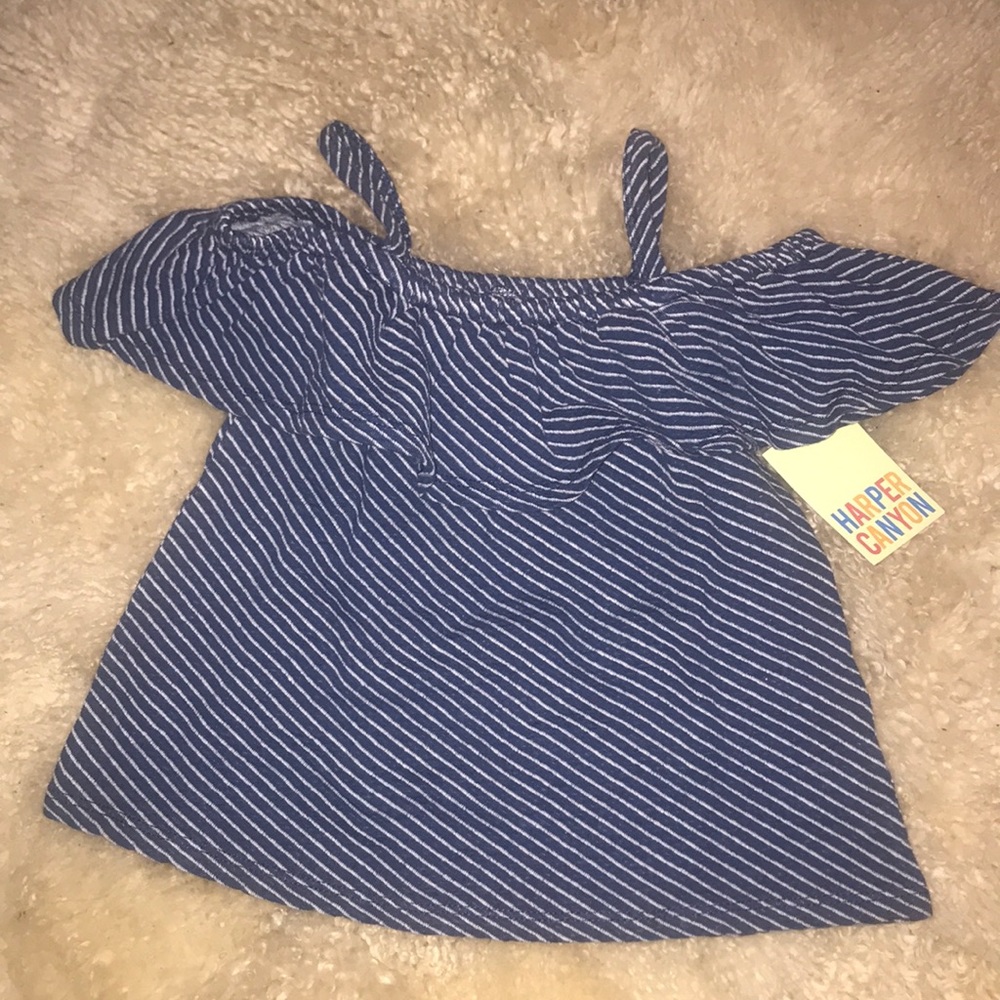 NWT Harper Canyon flutter tank top girls size 4